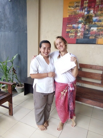 Reeva Bali Spa School Student